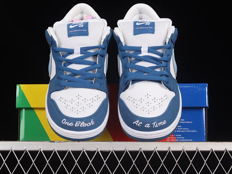 All Categories Nk SB Dunk Series Nk SB Dunk Low Low-top sneakers Pure original version Born x Raised x Nk SB Dunk American street style Joint model SB low-top sports and leisure sneakers FN7819-400